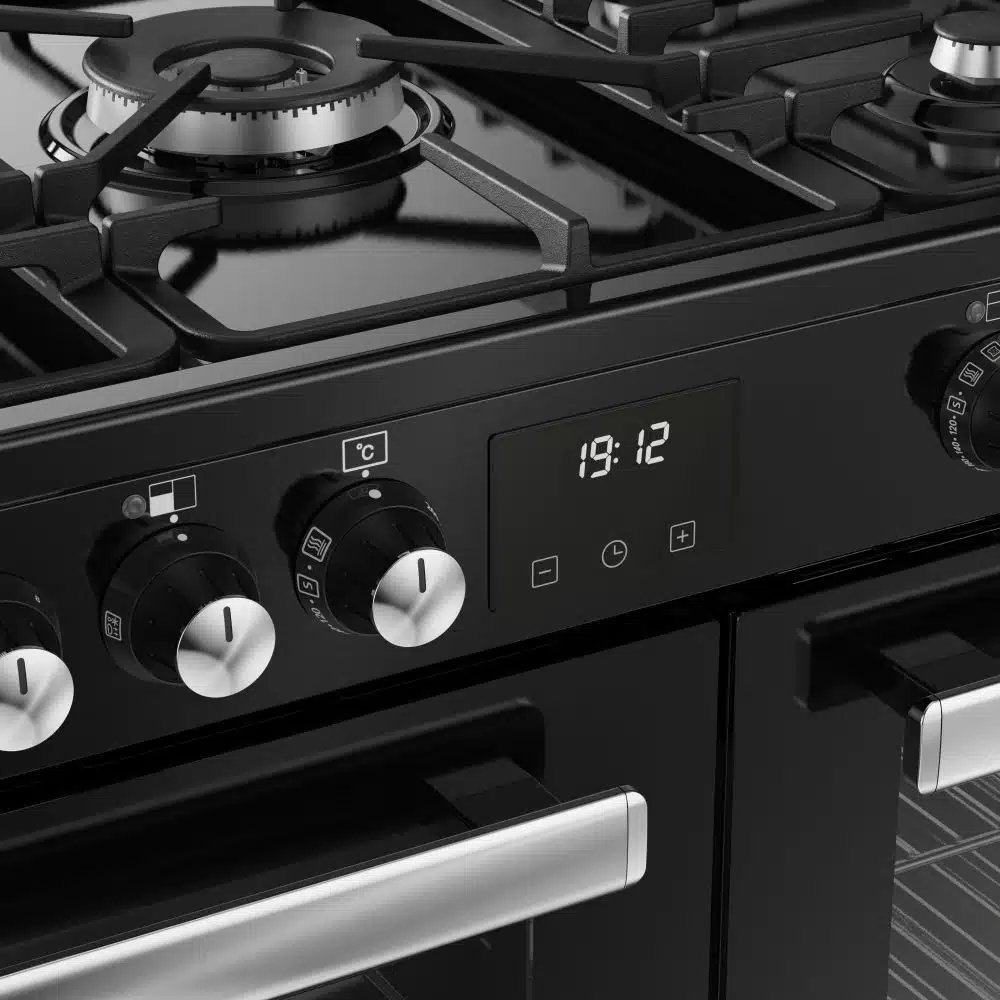 Cookcentre 90 DF 90 cm Zwart - Afbeelding 4